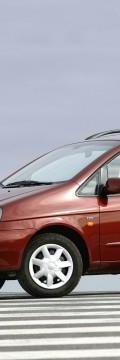 CHEVROLET Rezzo 2.0 i 16V (121 Hp) Технические характеристики

