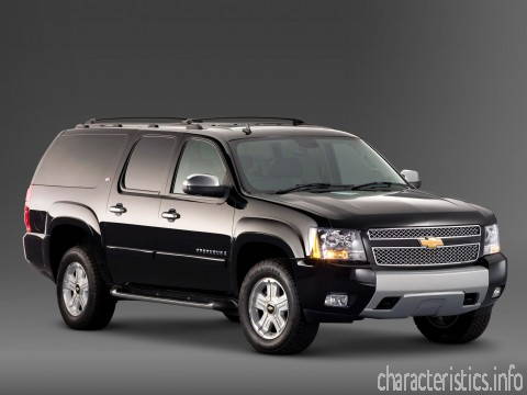 CHEVROLET Generazione
 Suburban (GMT900) 6.0 i V8 16V (359 Hp) Caratteristiche tecniche
