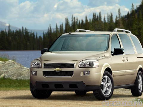 CHEVROLET Generation
 Uplander 3.5 i V6 AWD (203 Hp) Technical сharacteristics
