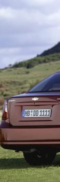 CHEVROLET Lacetti Sedan  Spécifications techniques
