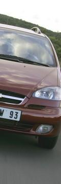 CHEVROLET Rezzo 2.0 i 16V (121 Hp) Технические характеристики
