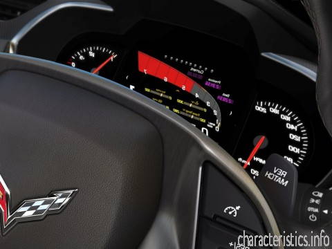 CHEVROLET Generación
 Corvette Coupe (C7) 6.2 (461hp) Características técnicas
